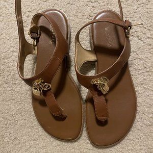Michael Michael Kors Women's Suki Lock Charm Thong Sandals